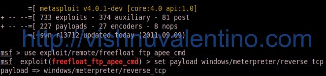 Hacking Windows XP SP3 via Freefloat FTP Server Command Overflow Vulnerability(Zeroday)