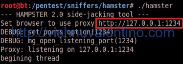 Session Hijacking Using Hamster and Ferret
